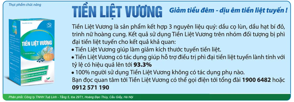Giải pháp ưu việt cho bệnh phì đại tiền liệt tuyến ảnh 1