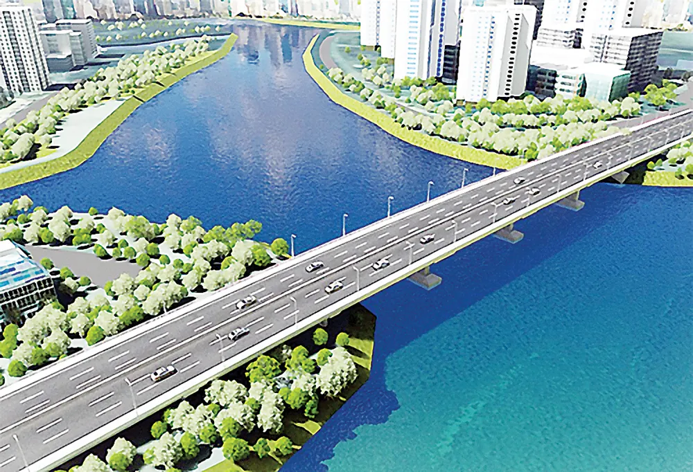 Gần 500 tỷ xây cầu qua  đảo Kim Cương ảnh 1