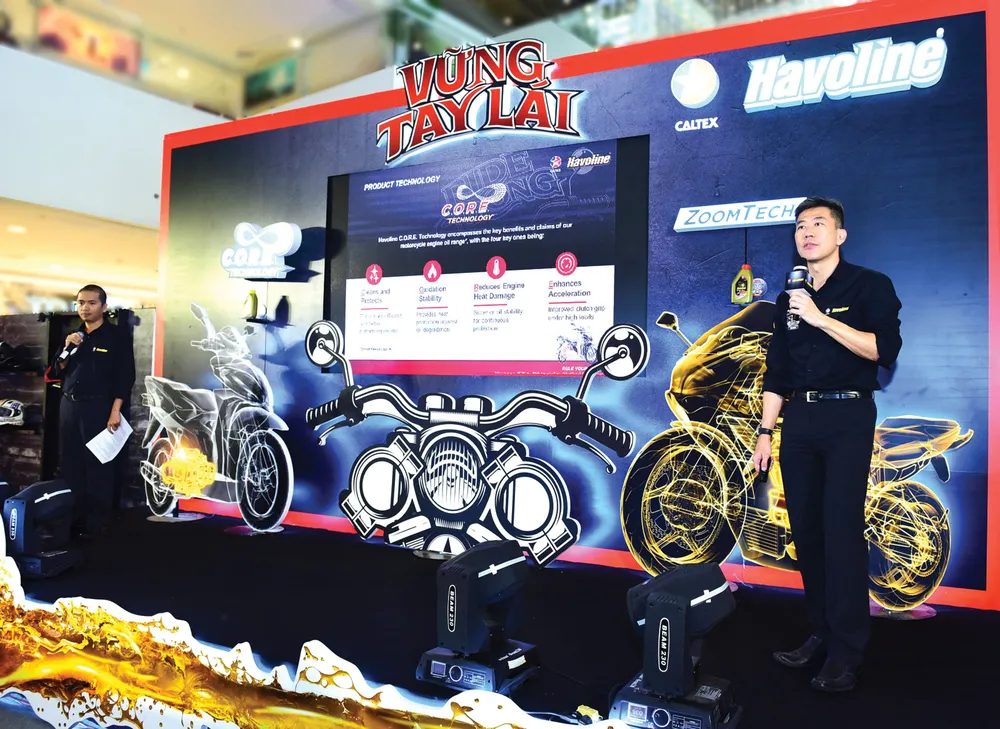 Dầu nhờn Caltex Havoline mới cho xe máy ảnh 1