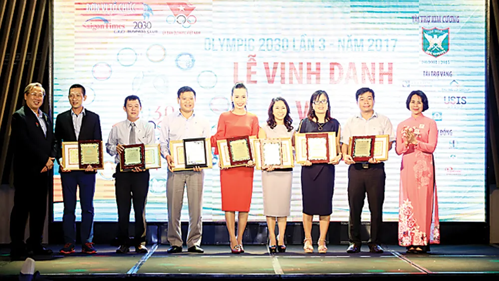 Lễ vinh danh và trao giải Đại hội thể thao của doanh nhân Olympic 2030 lần 3 - 2017
