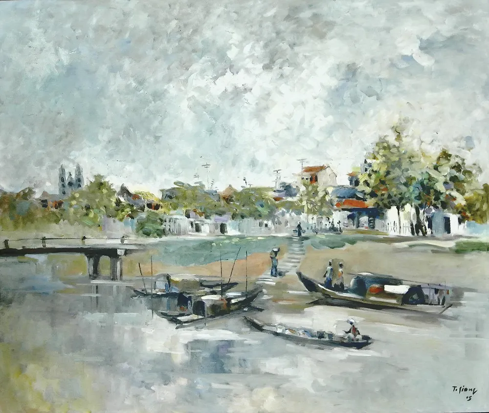 Triển lãm Qua miền Tây Bắc của NSND - họa sĩ Trà Giang: Không gian hiện tại và hồi ức ảnh 2