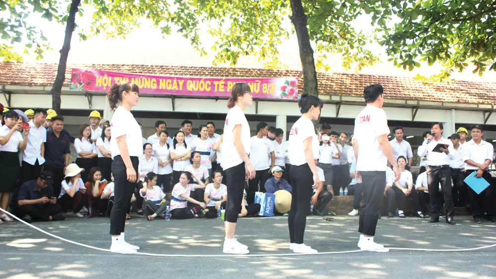 Nữ công nhân Vedan Việt Nam thi tài nhân dịp kỷ niệm Ngày Quốc tế Phụ nữ 8-3-2018 ảnh 4