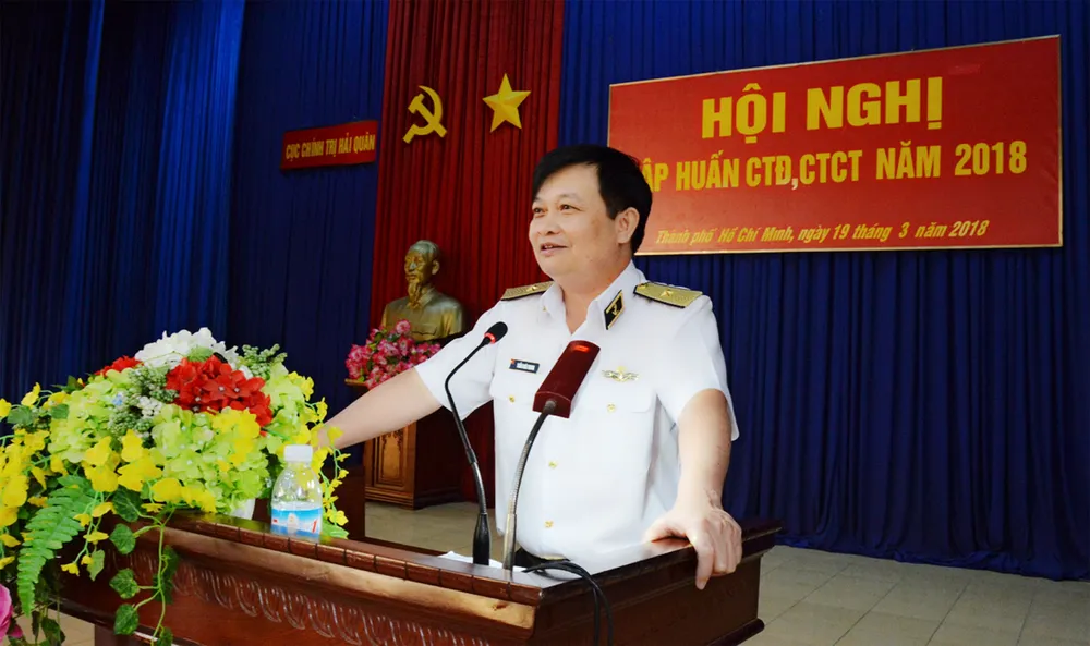 Cục Chính trị Hải quân: Hội nghị tập huấn công tác đảng, công tác chính trị khu vực TPHCM ảnh 1