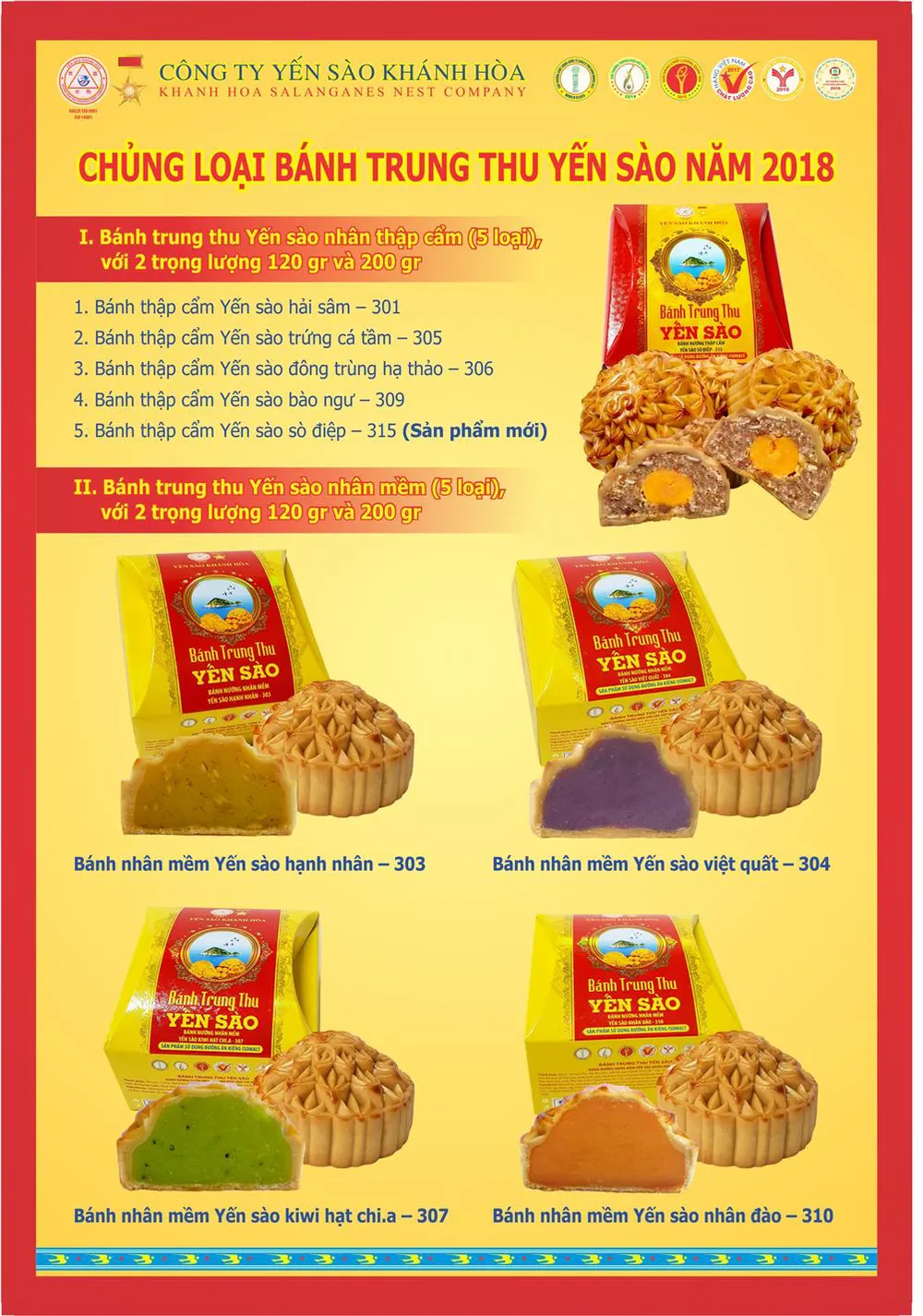 Bánh Trung thu Yến sào Khánh Hòa Sanest Moon Cake ảnh 2