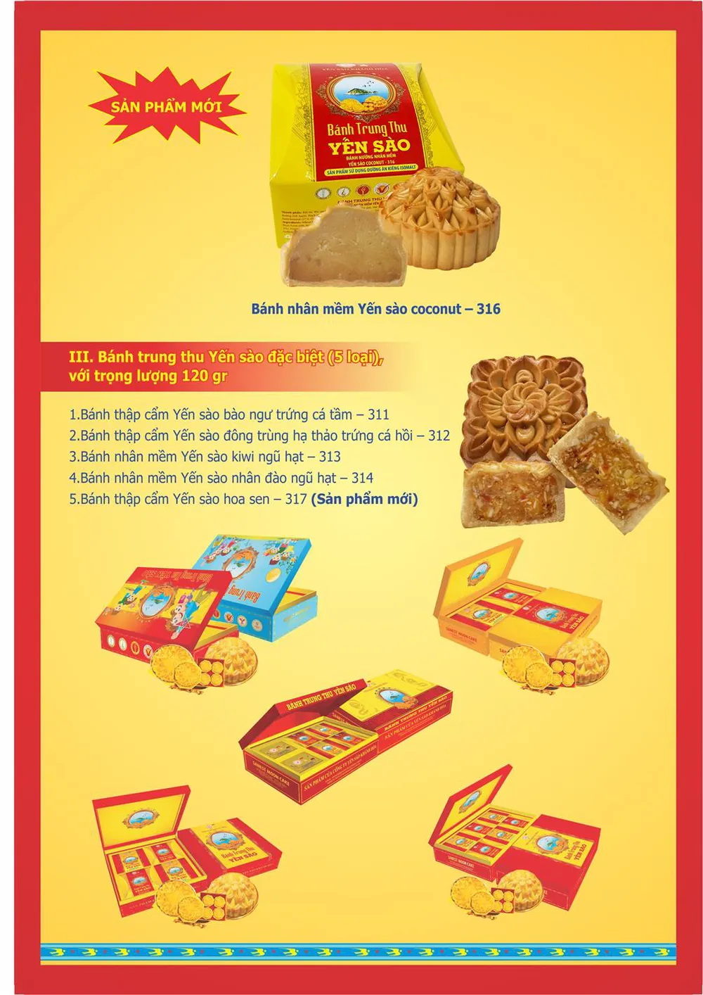 Bánh Trung thu Yến sào Khánh Hòa Sanest Moon Cake ảnh 3