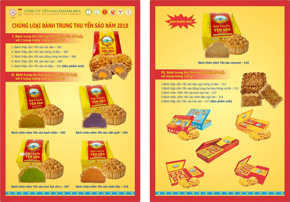 Bánh trung thu yến sào Sanest Moon Cake  Kính gửi Quý Khách hàng! ảnh 4