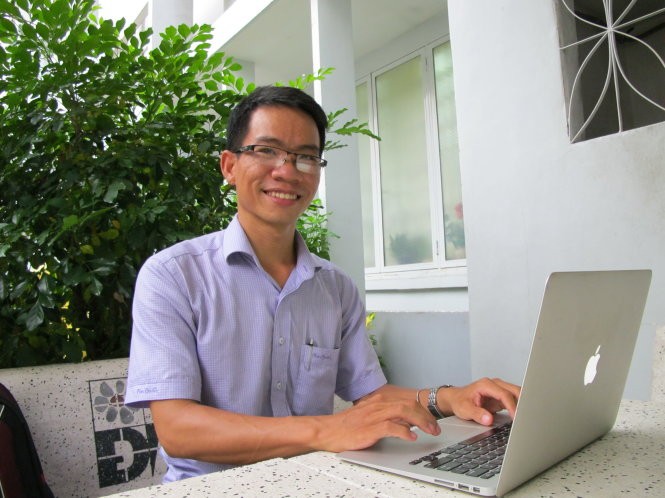 本市經濟大學年輕教師阮福景博士。