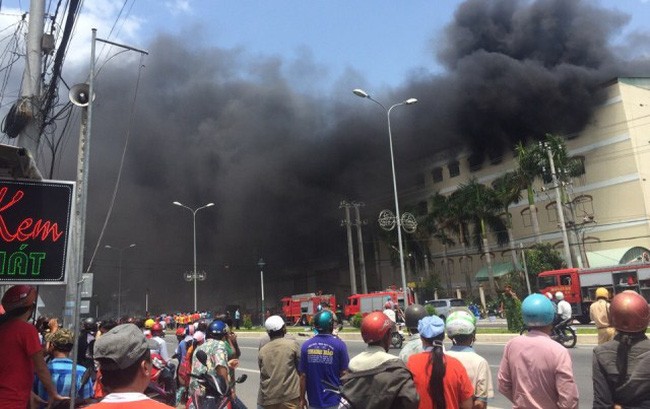 Kwong Lung-Meko公司於3月底發生火警的現場。（資料圖：互聯網）