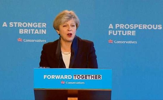 圖為英國首相特蕾莎‧梅。（資料圖來源：互聯網）