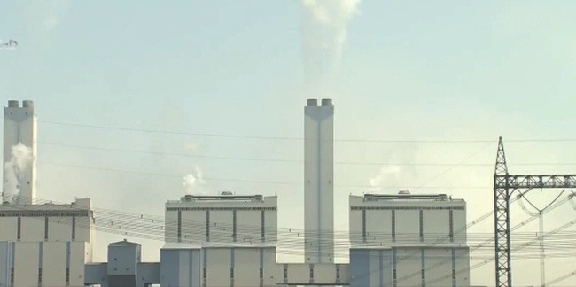 圖為韓國某一火力發電廠。（圖源：互聯網）