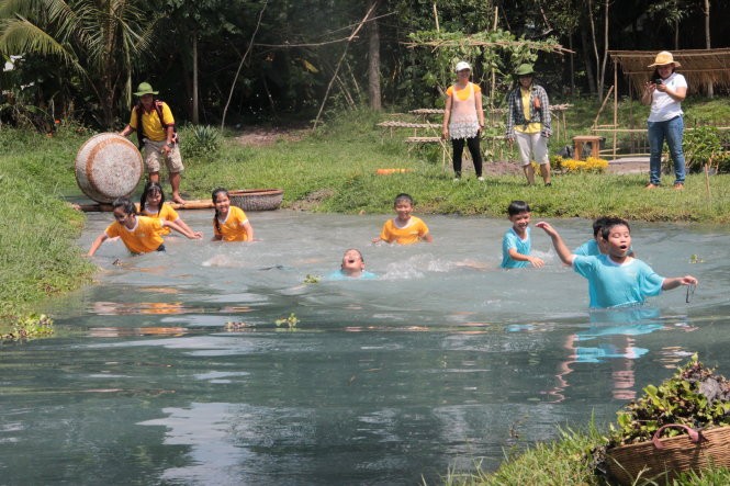 讓小孩陶醉於天然中。
