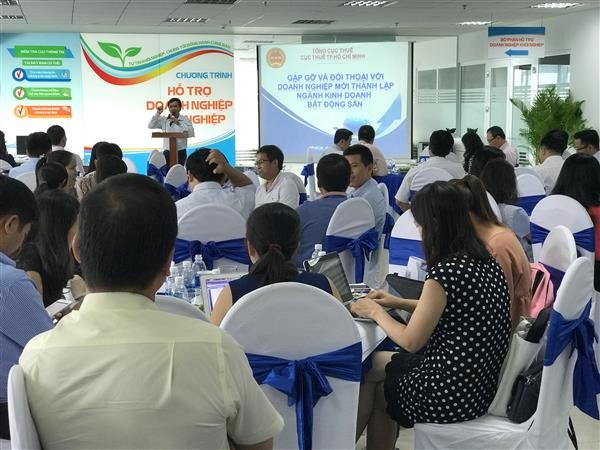 圖為市稅務局與不動產領域創業的30家企業進行對話交流。（資料圖來源：TPM）