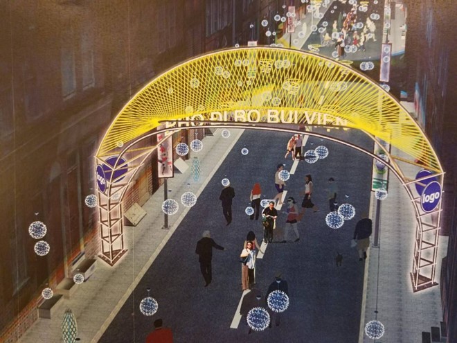 裴援步行街透視圖。（資料圖：福俊）