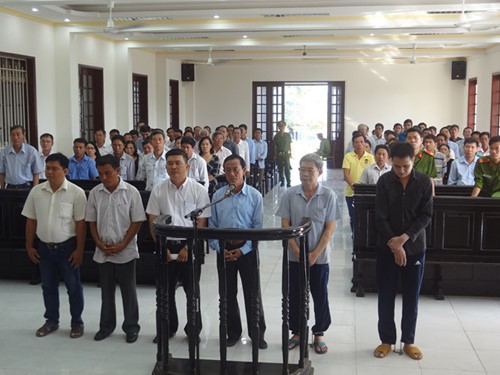 各被告人出庭聽判。（資料圖：互聯網）