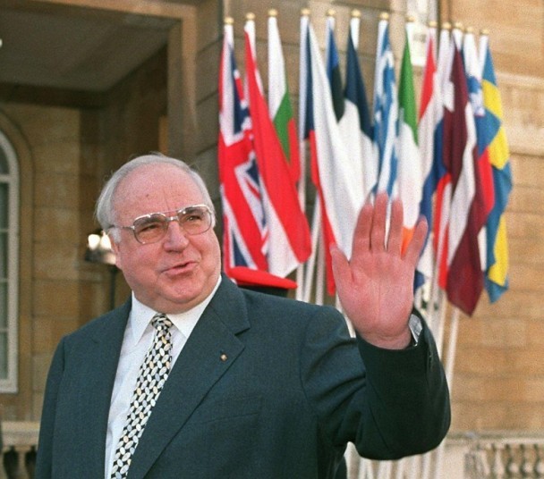 圖為德國前總理赫爾穆特‧科爾。（圖源：AFP）