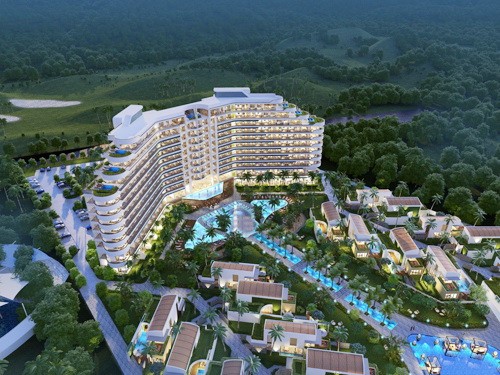 卡胡納(Kahuna)別墅區配景圖。(圖源：互聯網)