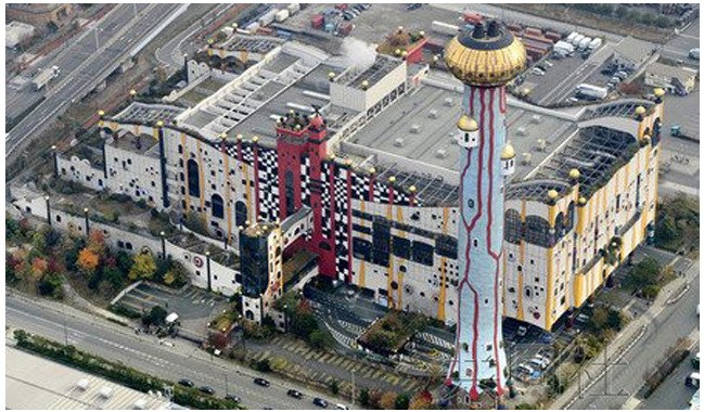 圖為日本大阪市舞洲垃圾焚燒廠。（示意圖源：互聯網）