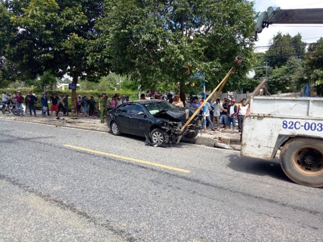 圖為該起交通事故現場。（圖源：武彝）