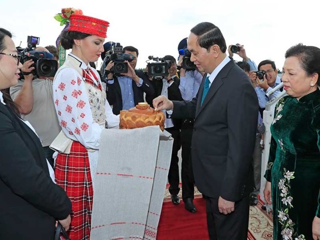 國家主席陳大光訪問白俄羅斯共和國 ảnh 1