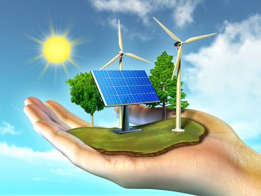 可再生能源(Renewable Energy)的示意圖。（圖源：互聯網）