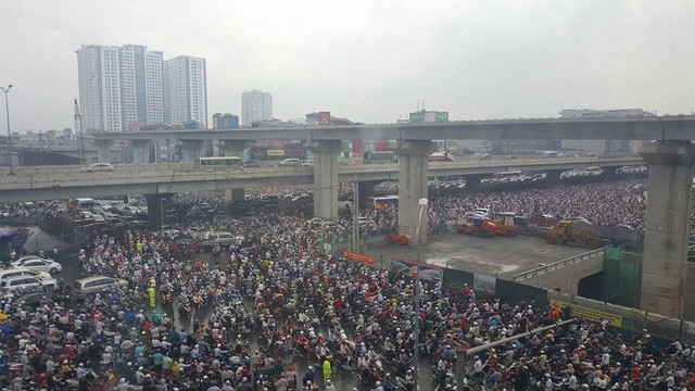 從2030年起河內將禁止摩托車在市區行駛。(示意圖源：互聯網)
