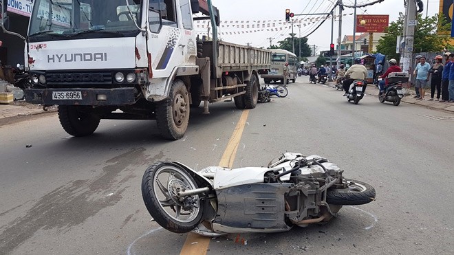 該起交通事故現場。（資料圖源：阮燕）