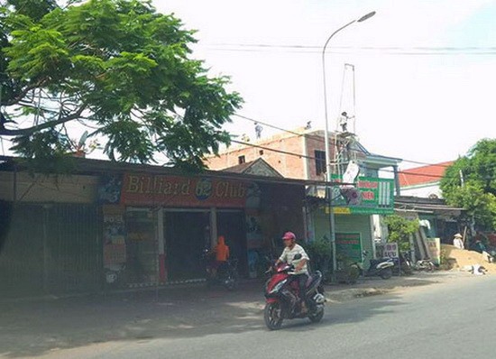 圖為事發現場。（圖源：Đ.H）