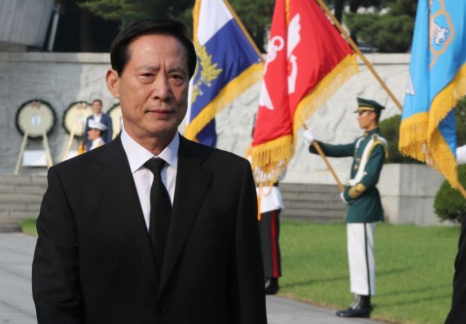 圖為韓新任防長宋永武。（圖源：韓聯社）