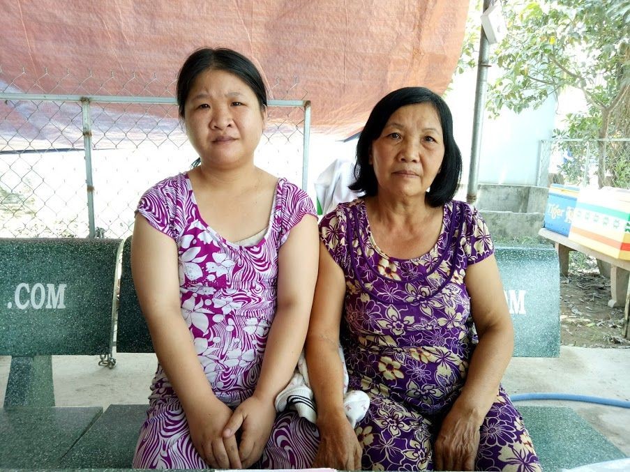 阮氏幸母女均患病。