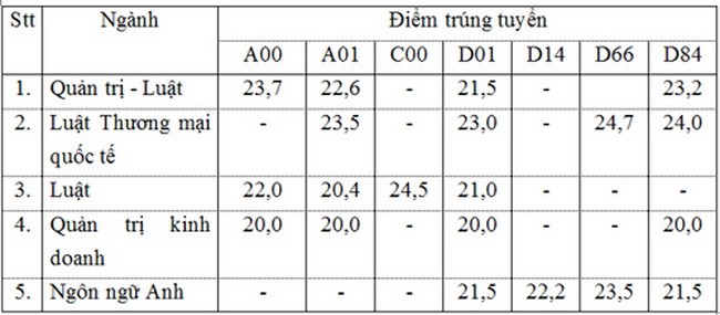 本市首所大學公佈錄取分數線 ảnh 1
