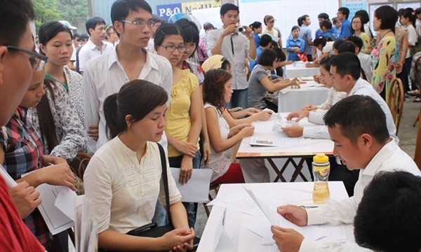 圖為本市舉辦的某一就業活動。（示意圖源：互聯網）