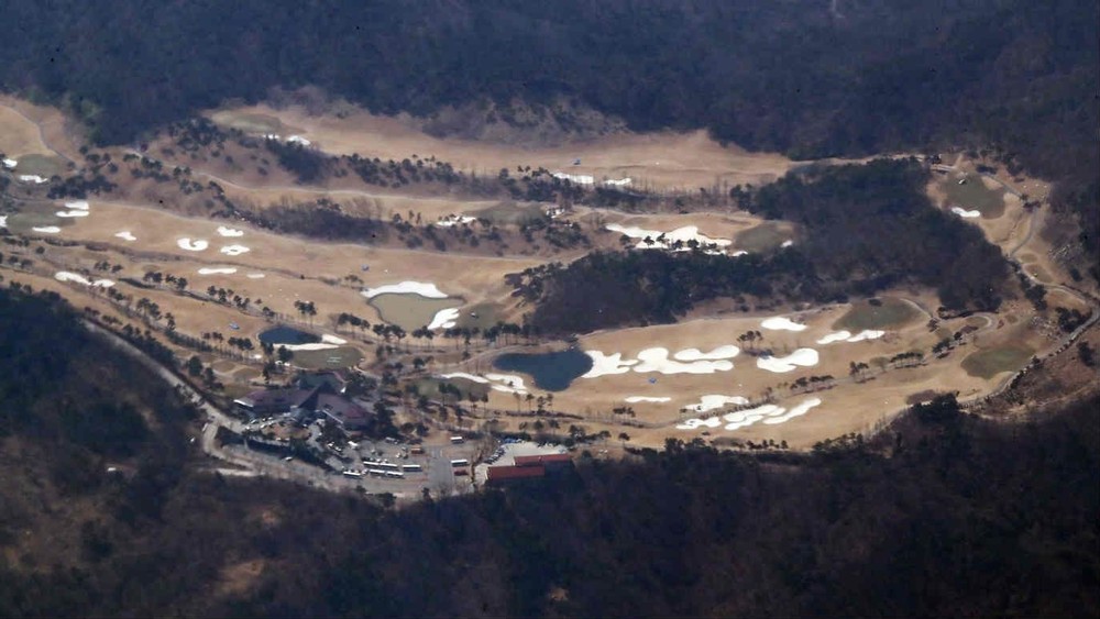 圖為航拍「薩德」反導系統基地。（圖源：互聯網）