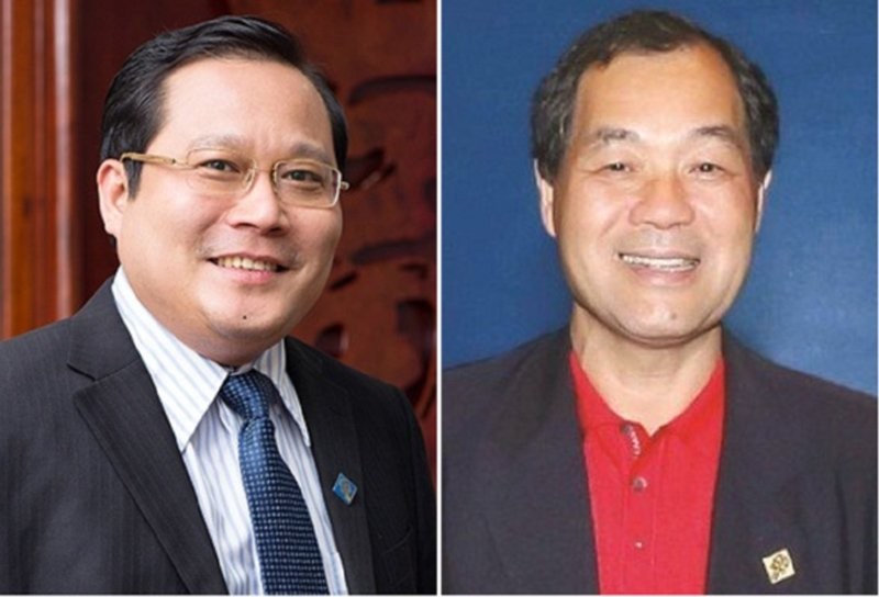 右為沈啤；左為潘輝康。（圖源：互聯網）