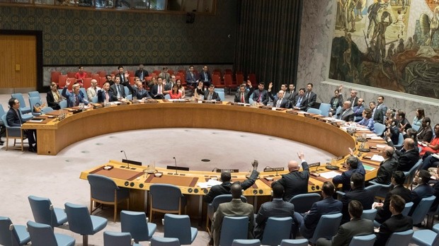 聯合國安理會當地時間5日一致通過第2371號決議，在進出口、勞務輸出、金融等方面對朝鮮實施更加嚴厲的制裁措施，並將更多朝鮮個人和實體納入制裁名單。(圖源：AP)