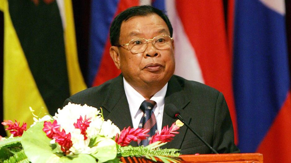 圖為老撾人民民主共和國主席本揚‧沃拉吉。（圖源：AFP）