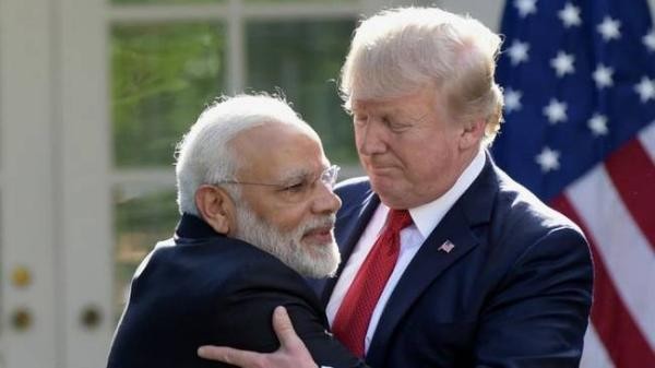 圖為印美兩國總統。（圖源：互聯網）