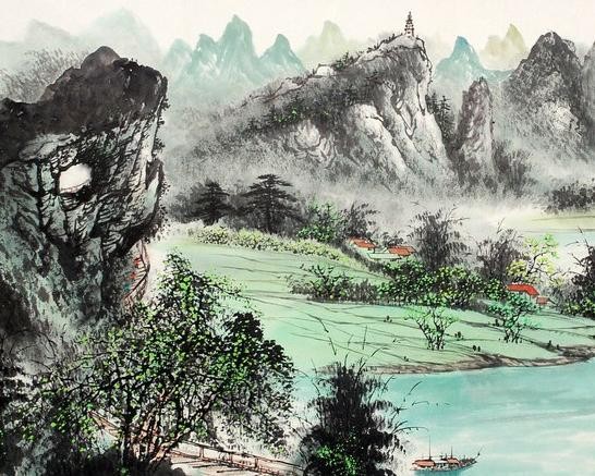 山水畫。（圖源：互聯網）
