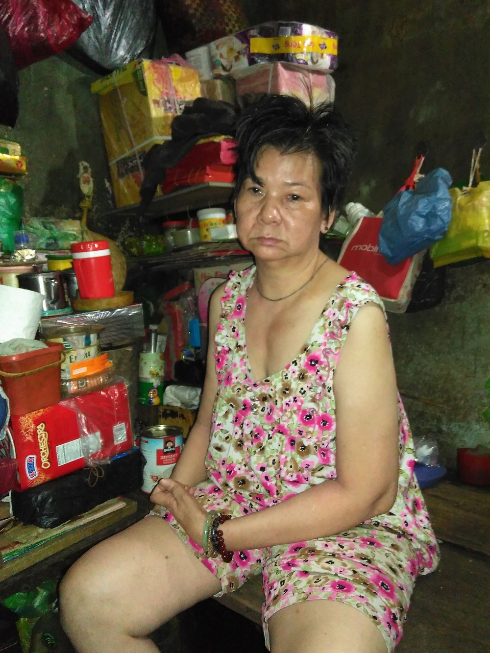 葉順心中風６年至今還是半身不遂。