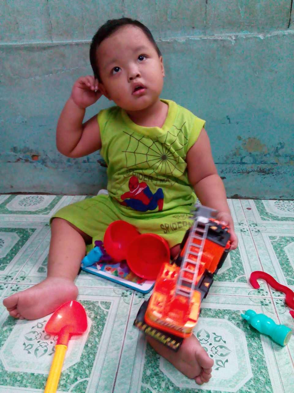 陳家寶是個好動的小孩。