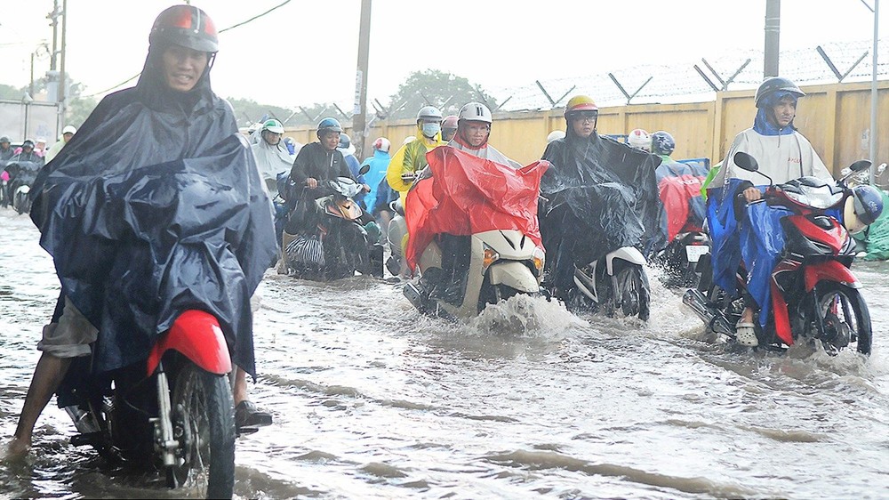 局部性強降雨導致本市經常受淹。