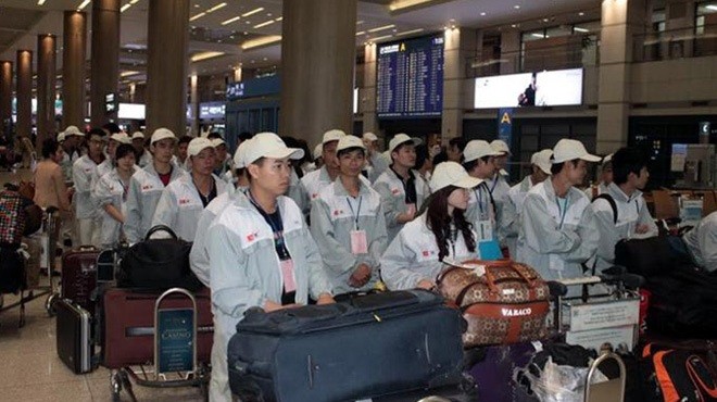 圖為赴韓勞工。（示意圖源：互聯網）