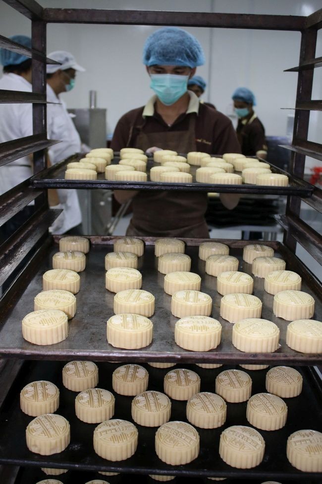 Sweet home餅家生產線一隅。