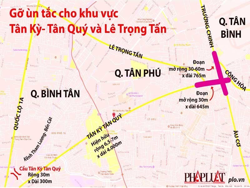 新圻新貴街與長征街的建橋位置和拓寬規模。