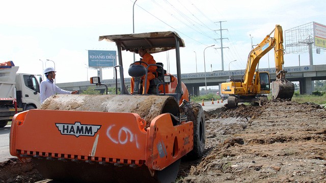 環市二路在改建施工中。（圖源：制伸）