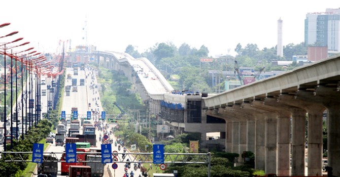 本市地鐵１號線仍在正常施工中。（圖源：維珍）