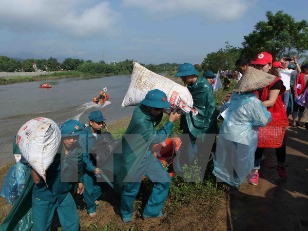 應對天災救災演習。（圖源：互聯網）