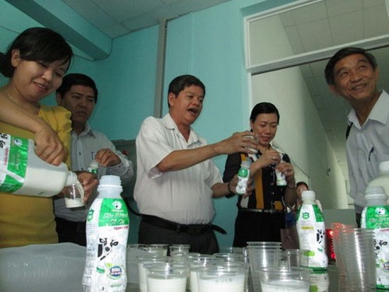 古芝鮮奶商標(Cuchimilk)產品。（圖源：Ng.Ánh）