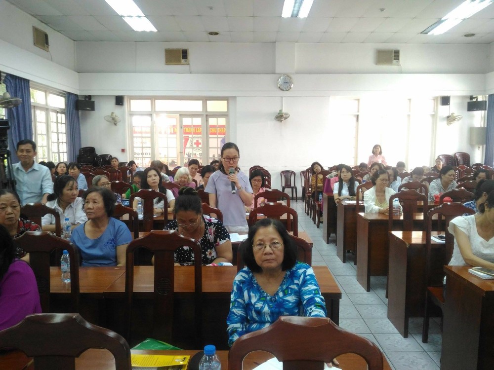 與會婦女代表在會上發表意見。（示意圖源：互聯網）