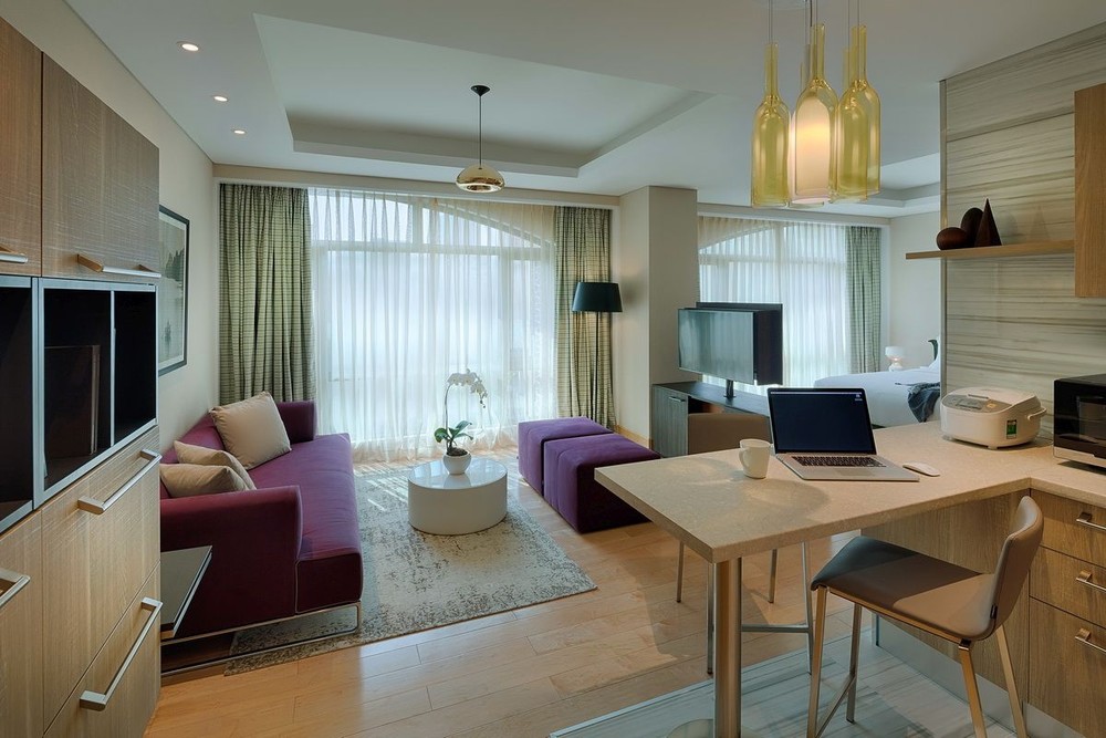 清雅舒適的套房。