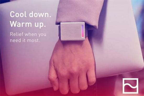 Embr Wave 智能手環能漸漸地積聚熱量或散發熱量，讓用戶在使用過程中會舒適很多。